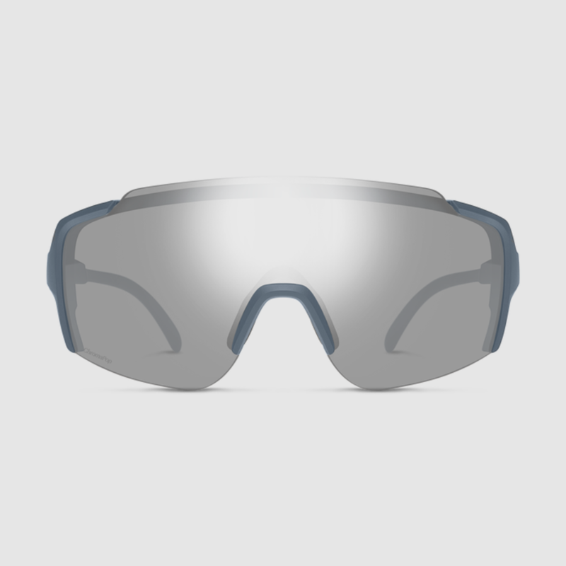 Smith Flywheel Sunglasses Matte Iron/ChromaPop Platinum Mirror-2